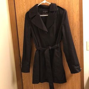 Via Spiga Black Trench Coat